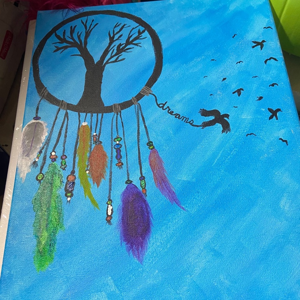 Dream catcher painting